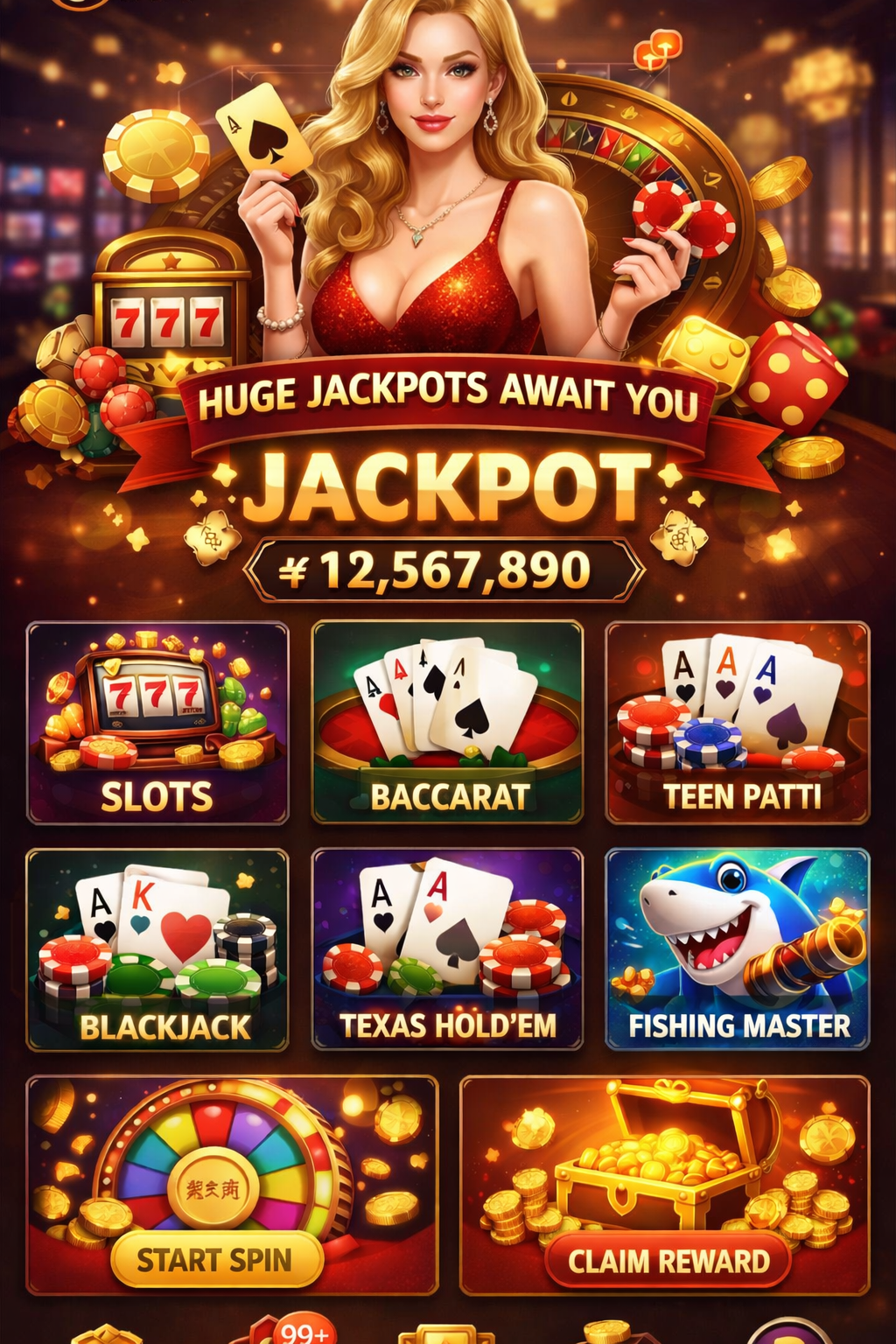 wow casino login
